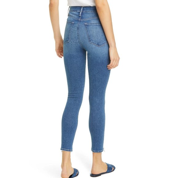 FRAME Ali High Rise Cigarette Skinny Jeans - Picture 2 of 13